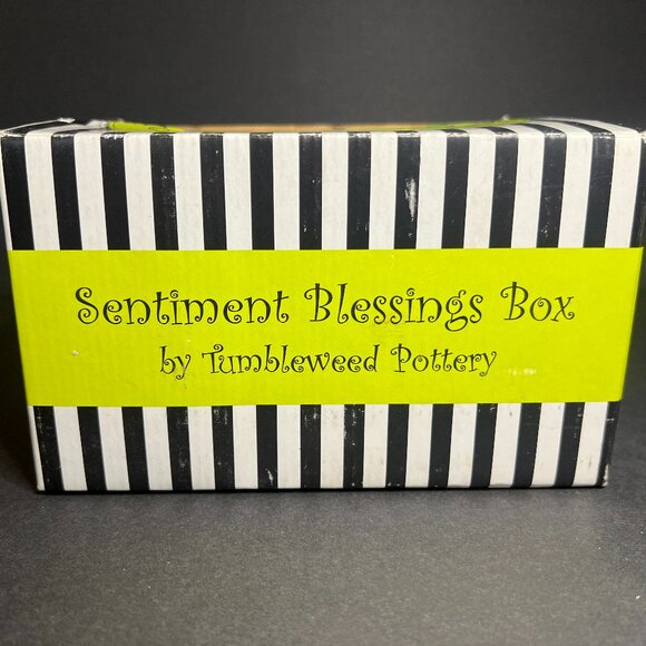 Sentiment Blessings Box by Tumbleweed Pottery Colorful Grandma Oval Trinket Box - Picture 8 of 9